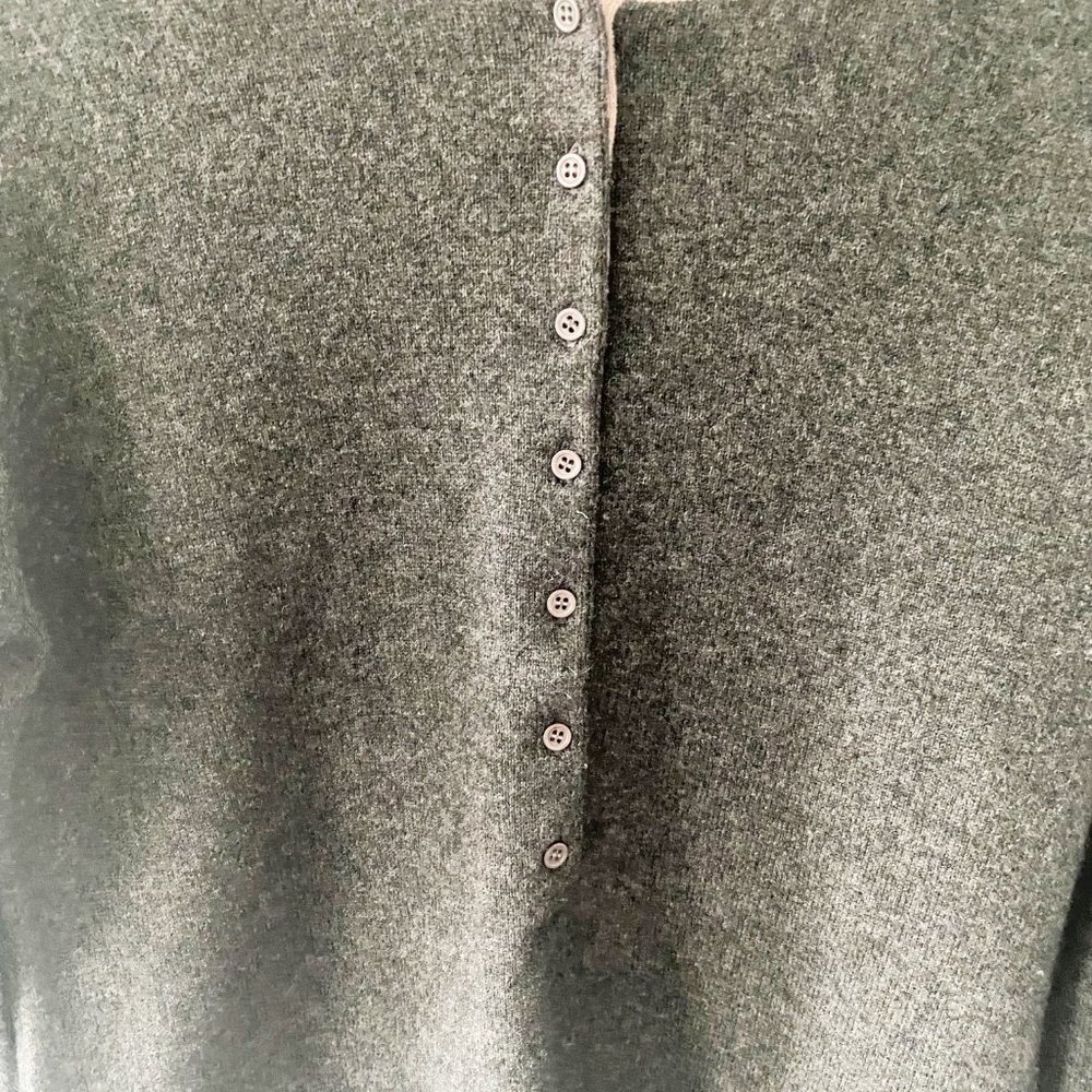Gray and Pink Women's Cardigan - Picture 4 of 4